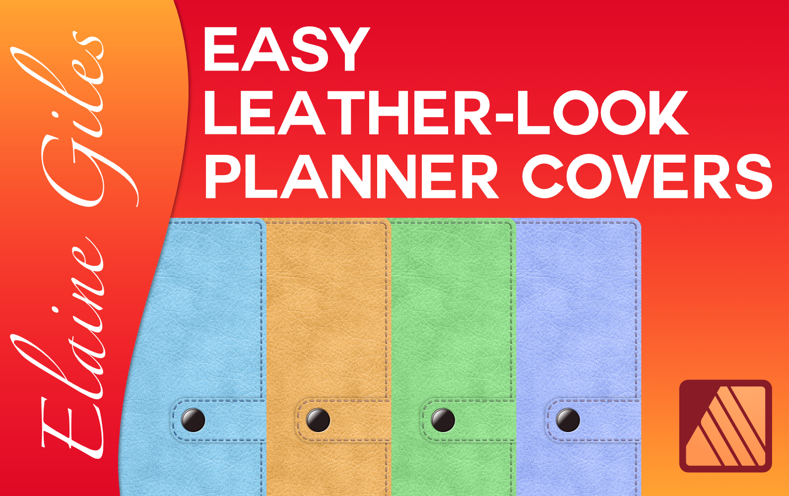 Create a Leather-look Planner Cover in Affinity Publisher