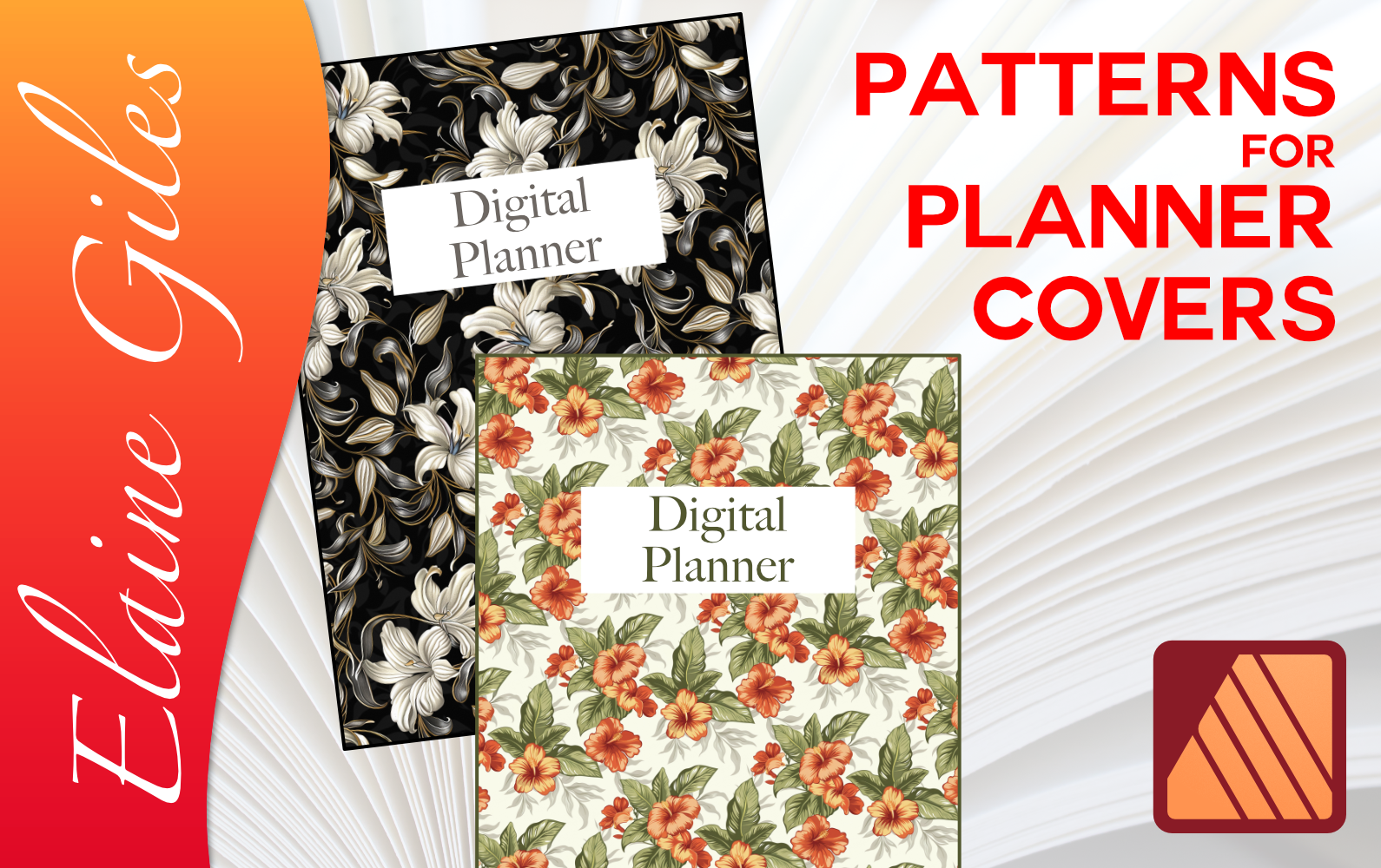 Creating Beautiful Patterned Covers for Your Digital Planners