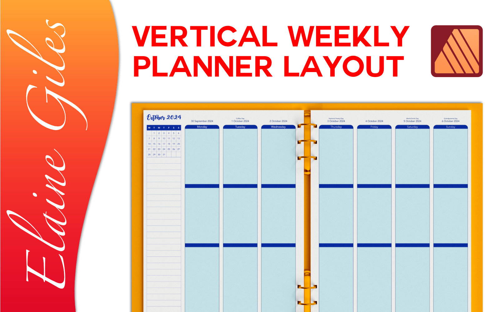 Design a Vertical Weekly Planner Layout in Affinity Publisher: Step-by-Step Tutorial